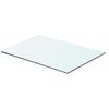 vidaXL Shelf Panel Glass Clear 50x30 cm