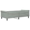 vidaXL Day Bed without Mattress Light Grey 90x190 cm Velvet