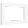 vidaXL TV Cabinet | White | Engineered Wood | TV Cabinet | Rectangular