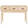 vidaXL Console Table 114x40x75 cm Solid Wood Pine
