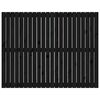 vidaXL Wall Headboard Black 140x3x110 cm Solid Wood Pine