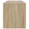 vidaXL TV Cabinet with LED Lights Sonoma Oak 140x36.5x40 cm