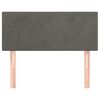 vidaXL Headboard Dark Grey 100 cm Velvet
