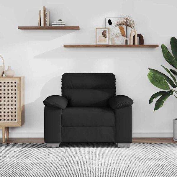 vidaXL Sofa Chair&nbsp;Black 100x81x84 cm Faux Leather