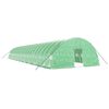 vidaXL Greenhouse with Steel Frame Green 132 m&sup2; 22x6x2.85 m