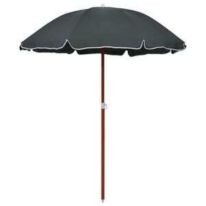 vidaXL Garden Parasol | Anthracite | Polyester | 180 cm | UV-resistant materials