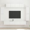 vidaXL TV Cabinet 8 pcs White