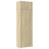 vidaXL Storage Cabinet Sonoma Oak 70x42.5x225 cm Engineered Wood