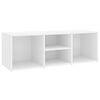 vidaXL Shoe Storage Bench White 105x35x35 cm Engineered Wood