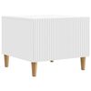 vidaXL Coffee Table with Drawer White 49 x 50 x 40 cm Engineered Wood