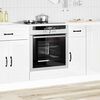 vidaXL Oven Cabinet Kalmar High Gloss White Engineered Wood