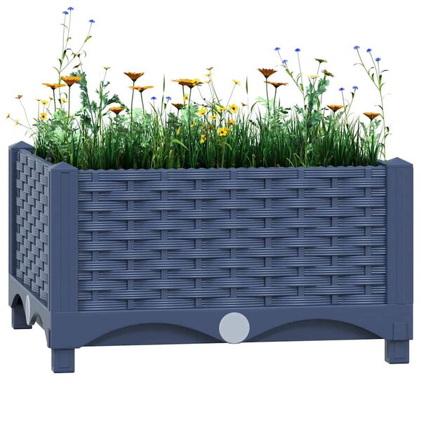 vidaXL Raised Bed 40x40x23 cm Polypropylene