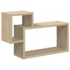 vidaXL Wall Shelf Wall-Mounted Sonoma Oak 55 x 15 x 35 cm