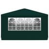 vidaXL Professional Party Tent with Side Walls 4x6 m Green 90 g/m?