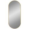 vidaXL Wall Mirror Gold 80x35 cm Oval