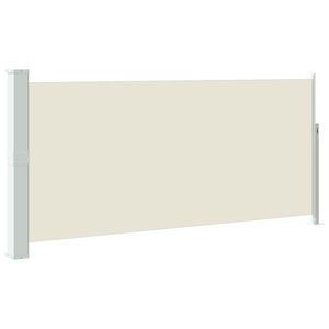 vidaXL Retractable Side Awning 140 x 314 cm Cream
