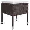 vidaXL 5 Piece Garden Dining Set Brown