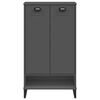 vidaXL Shoe Cabinet VIKEN Anthracite Grey Engineered Wood