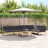 vidaXL 5 Piece Garden Pallet Sofa Set with Cushions Solid Wood Acacia