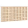 vidaXL Wooden Collector's Display Case with 80 Compartments 80x4.5x40.5cm