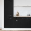 vidaXL Drawer Bottom Cabinet Riga Black oak 40 x 46 x 81.5 cm
