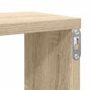 vidaXL Wall Cube Shelf 4 pcs Sonoma Oak 100x15x30 cm Engineered Wood