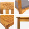 vidaXL Garden Rose Lounge Set 3 pcs Natural Solid Acacia Wood
