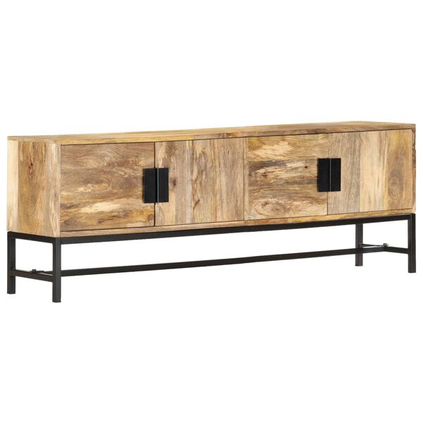 vidaXL TV Cabinet 140x30x50 cm Solid Mango Wood