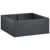 vidaXL Retaining Wall 4 pcs 100 x 100 x 40 cm Steel Anthracite