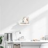 vidaXL Floating Wall Shelf High Gloss White 40x23x3.8 cm MDF