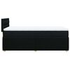 vidaXL Box Spring Bed with Mattress Black King Single Fabric