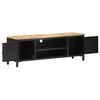 vidaXL TV Cabinet 120x30x40 cm Solid Rough Mango Wood