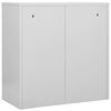 vidaXL Locker Cabinets 5 pcs Light Grey and Blue 90x45x92.5 cm Steel