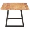 vidaXL Coffee Table with Live Edges 115x60x40 cm Solid Acacia Wood
