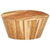 vidaXL Coffee Table &Oslash;65x31 cm Solid Acacia Wood