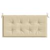 vidaXL Garden Bench Cushion Beige 100x50x4 cm Oxford Fabric