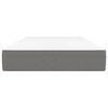 vidaXL Pocket Spring Bed Mattress Dark Grey 90x190x20 cm Fabric