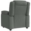 vidaXL Massage Recliner Chair Dark Grey Fabric