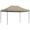 vidaXL Foldable Party Tent Pop-Up Taupe 440x292x315 cm