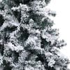 vidaXL Artificial Christmas Tree with 300 LEDs with Stand White 180 cm