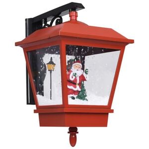 vidaXL Christmas Wall Light | Red and Black | PVC | Christmas Light