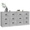 vidaXL Sideboards 2 pcs Concrete Grey Engineered Wood