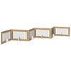vidaXL Foldable Dog Gate with Stands 6 pcs Artisan Oak 602 cm