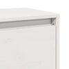 vidaXL Wall Cabinets 2 pcs White 80x30x35 cm Solid Wood Pine