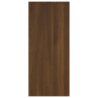 vidaXL Sideboard Brown Oak 102x33x75 cm Engineered Wood