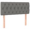 vidaXL LED Headboard Dark Grey 100 cm Fabric