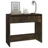 vidaXL Console Table Smoked Oak 89x41x76.5 cm Engineered Wood