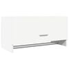vidaXL Wardrobe White 70x32,5x35 cm Engineered Wood