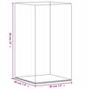 vidaXL Display Box Transparent 20x20x38 cm Acrylic