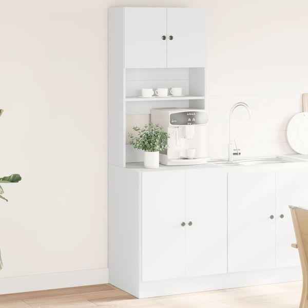 vidaXL Kitchen Cabinet White 60x50x180 cm Engineered Wood